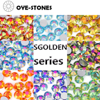 Strass élégants en cristal pour la décoration d'ongles DIY et les accessoires de poupées, strass en verre pour chemises, porte-clés DIY