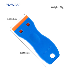Outils en vinyle en gros, colle, autocollant, <span class=keywords><strong>grattoir</strong></span>, rasoir en plastique, <span class=keywords><strong>grattoir</strong></span> pour <span class=keywords><strong>le</strong></span> nettoyage des vitres de voiture - Product Image 4