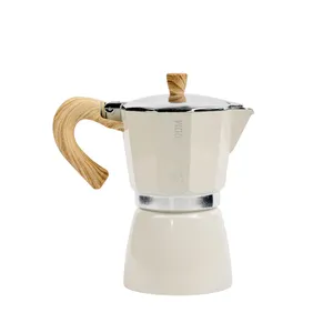 Espresso maker đối với tuyệt vời có hương vị mạnh mẽ cổ điển Ý phong cách 3 cup 6cup Moka Nồi Bialetti Moka nồi
