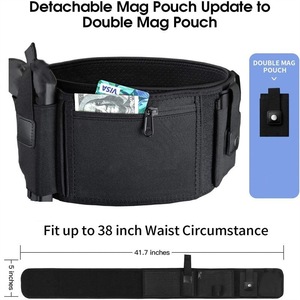 कस्टम कैरी सार्वभौमिक छुपा होल्स्टर कमर सामरिक आउटडोर फोन बेली बैंड होल्स्टर - Product Image 3