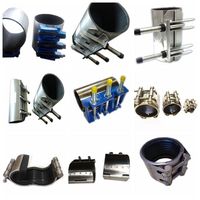 Accouplement de collier de serrage de poignée de vente DN80 pour GAZ, HUILE, Acier, DI, CI, PE, tuyau de PVC