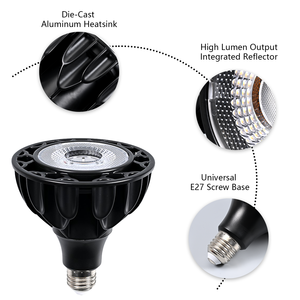 Özelleştirilebilir LED kapalı bahçe bitki yetiştirme lambaları E27 COB bitki büyüyen ev bitkileri için lamba ampulü 15W 24W eğreltiotu oturma duvar - Product Image 4