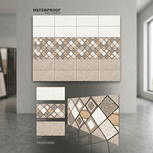 Azulejos de pared de cerámica con estampado de mármol de 300x600mm, azulejos de porcelana brillante Digital de 12x24, venta directa de fábrica - Product Image 6