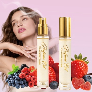 Boîte d'emballage à tiroir personnalisée Fraise Canneberge BLUEberry Vanille Arôme fruité 10ml Eau <span class=keywords><strong>De</strong></span> Parfum Phéromone Vaporisateur <span class=keywords><strong>De</strong></span> Parfum Corporel - Product Image 2