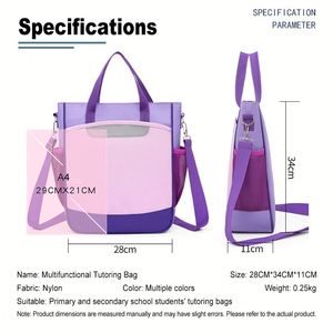 Promotional Advertising Custom <b>School</b> Bag Portable Kids Shoulder Bag Elementary <b>School</b> Student <b>Backpack</b> Children's Tutoring Bag - Product Image 4