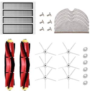 Rouleau principal de balai à franges Filtre HEPA Brosse latérale Pièces détachées Roborocks S4 S5 S6 <span class=keywords><strong>T4</strong></span> T6 S5Max S6MAX Aspirateur robot compatible Mijia - Product Image 1