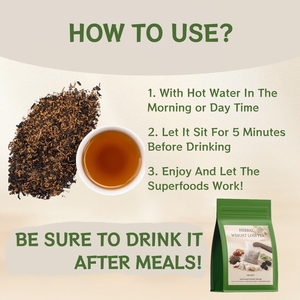 Té de hierbas adelgazante de desintoxicación rápida de 14 días, marca privada OEM al por mayor, para un vientre plano y quemagrasas, para acelerar la pérdida de peso. - Product Image 5