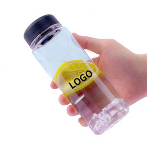 Hot Selling Clear Plastic <b>Water</b> Bottle 500ml Advertising Transparent Bottle for Business - Product Image 1