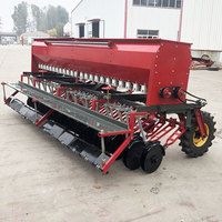 Semoir à disques 2BFX pour engrais céréalières, 12-24 rangs, monté sur tracteur, pour graines de blé, riz et luzerne