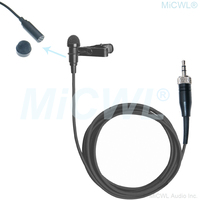 Pro omnidirectionnel ME2 cravate Clip-On Lavalier Microphone pour G2 G3 G4 G5 XS EW numérique 6000 9000 AVX évolution sans fil