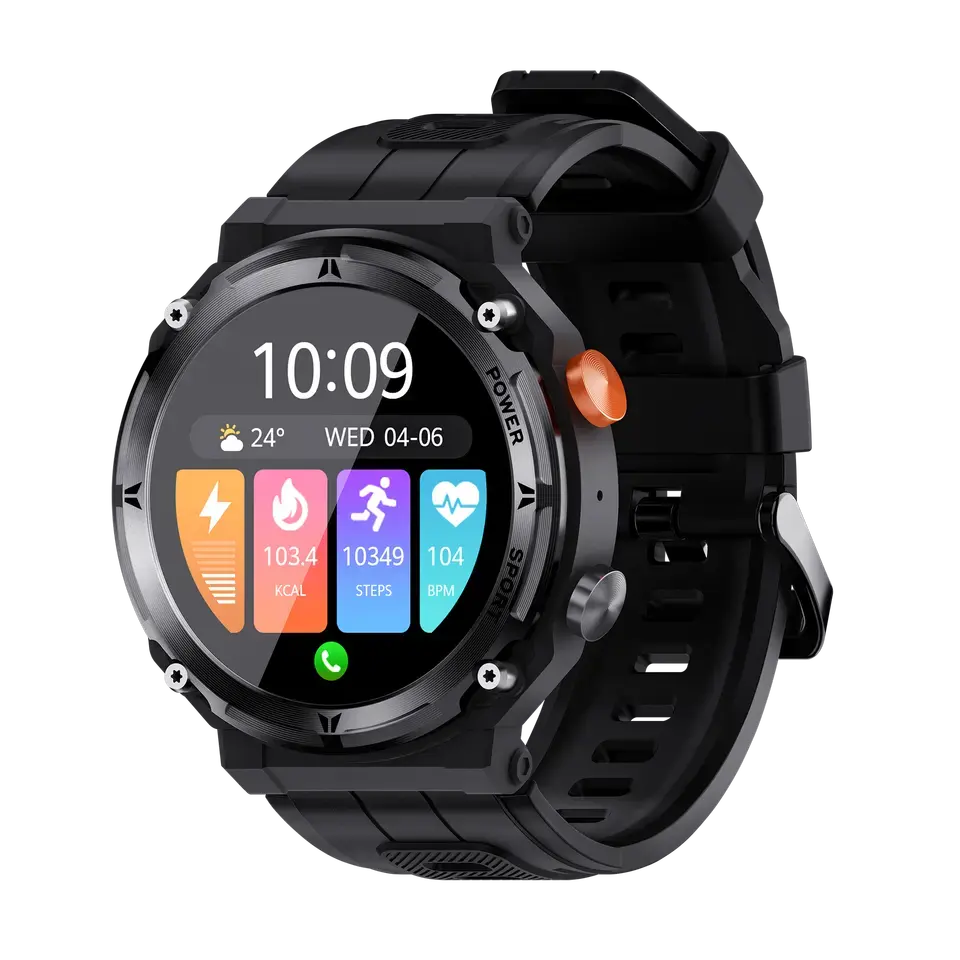 Hochwertige runde Smartwatch C21 Pro BT Call 100 Modelle Sport Smartwatch 410mAh Batterie Smart Armband Man Reloj Smartwatch