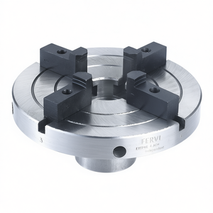 Mandril de torno Fervi de 4 mordazas independientes para mecanizado de metales - Product Image 2