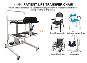 Chăm sóc sức khỏe xe lăn điện nâng bệnh nhân chuyển ghế cho nhà vệ sinh và dễ dàng tắm bệnh nhân cao tuổi và người khuyết tật - Product Image 5