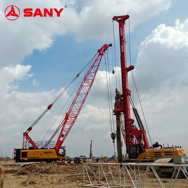SANY 드릴링 기계 40m 50m 100m SR155-C10 토양 조사를위한 회전식 드릴링 리그를 SR185-C10