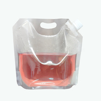 Sac à bec pliable, en plastique, réutilisable, pour Camping en plein air, urgence, stockage d'eau, pliable, capacité 1l 1,2 l 2,5 l 5l 10l, en Stock et personnalisé