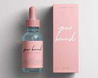 Échantillon gratuit de haute qualité paquet de bouteilles de parfum boîtes d'emballage d'impression de cosmétique de luxe de conception personnalisée