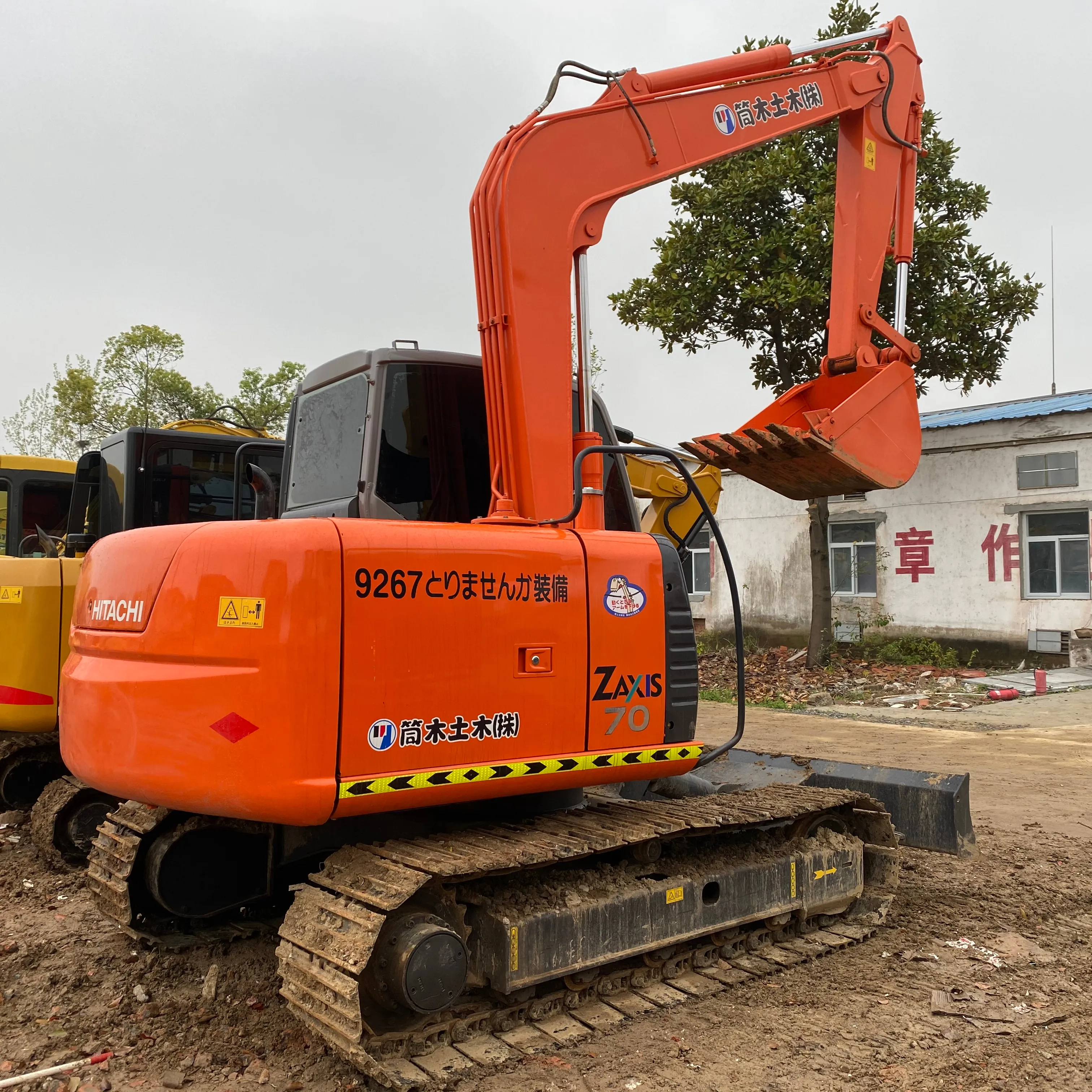 Mesin konstruksi berat kualitas tinggi ekskavator 13ton murah baru 90% HITACHI 70 ekskavator hidrolik kecil bekas