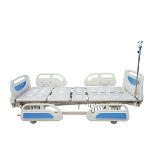 <span class=keywords><strong>Lit</strong></span> <span class=keywords><strong>d</strong></span>'hôpital manuel professionnel à 3 manivelles avec barrières latérales en ABS |   <span class=keywords><strong>Lit</strong></span> médical multifonctionnel pour les soins hospitaliers et à domicile |   Charge de 250 kg - Product Image 2