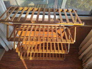 Étagère <span class=keywords><strong>à</strong></span> <span class=keywords><strong>chaussures</strong></span> en bambou économique, simple, <span class=keywords><strong>à</strong></span> prix avantageux, très vendue, pour le salon et la location, avec porte, design pliable - Product Image 6