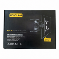 Support mural TV robuste à mouvement complet, pivotant et mobile, en acier, pour téléviseurs de 55 à 85 pouces, compatible VESA 600x400, support mural intelligent pour TV