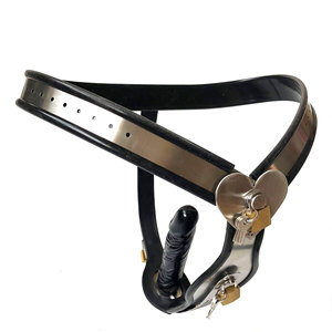 Ceinture de chasteté imperméable pour femmes, modèle HT-XXNT, jouet sexuel alternatif pour adultes, forme de cœur, T-back, verrouillage caché, jouets sexuels SM - Product Image 3