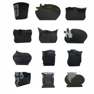 YD đá tùy chỉnh giá bán buôn Đen tang lễ bia mộ bia mộ tượng đài Granite - Product Image 2