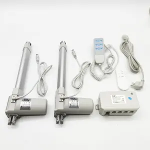 Sáng tạo 12V DC tuyến tính thiết bị truyền động 8 <span class=keywords><strong>inch</strong></span> ngoài trời động cơ điện bền đột quỵ chống nước nam châm vĩnh cửu IP66 - Product Image 1