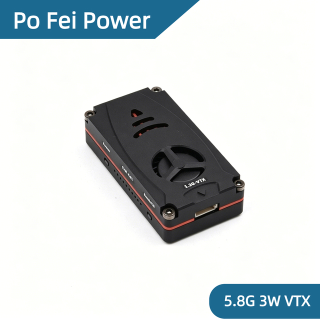 1.2G 3.3G 5.8G 3W VTX Long Range Anti-Interference Strong Signal Video Transmitter 8000mAh Battery 15-20min Flight Time 25.9g