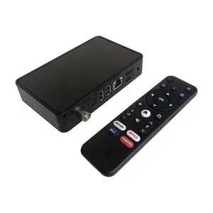 BOXPUT Android 10 iATV DVB T2 Combo BT4.0 control remoto por voz cccam TV Box DVB T2 HD Hybrid 4K receptor de satélite Set-Top Box