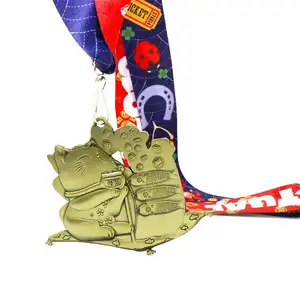 Medallero跑步奖牌免费设计Mohamed Ali Medalles De Hono体操奖狮子廉价定制奖金属柔道奖牌