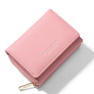 New Designer Custom Logo Ladies Purse Genuine Leather Women Clutch Wallet With good Quality Wallet Manufacturer