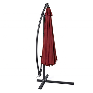 3M <span class=keywords><strong>Patio</strong></span> al aire libre Acero <span class=keywords><strong>6</strong></span> Costillas Banana Beach Garden Sombrilla RLF-UMB-001-1 - Product Image 5