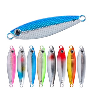 Leurre de pêche <span class=keywords><strong>Horizon</strong></span> Metal Jig 7g 10g 15g 20g 25g 30g 40g, hameçon assisté pour jigging, leurres de pêche en mer, leurre de jigging lent - Product Image 1
