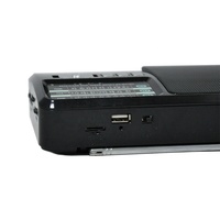 Radio rétro portable rechargeable am fm sw, 3 bandes, mah