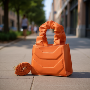 Bolso bandolera para mujer Fana Galia naranja con correa ajustable y material sintético impermeable para todas las estaciones - Product Image 2