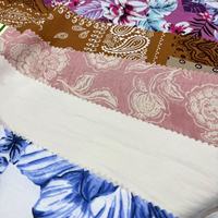 Floral Rayon Challis Impreso Vestido Mujer Ropa Camisas Faldas 30s 40s 60s Spun Rayon Viscosa Tela