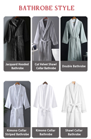 Robes de luxe personnalisées, robe de créateur personnalisée avec logo, robes imprimées personnalisées, Bademantel