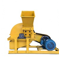 Broyeur de bois multifonctionnel avec engrenages et moteur pour broyer les branches, les bûches et les pailles - Capacité 2T/H 220/380V pour les fermes, les jardins, les usines