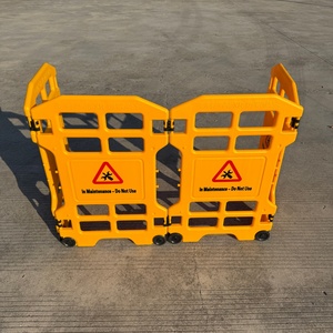 รั้วกั้นนิรภัยแบบพับได้คุณภาพสูง PE สำหรับงานบำรุงรักษาลิฟต์ - Product Image 2