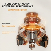 Brenda Electric Slow Pressed Juicer Komersial Mini Portabel Penggiling Buah Dapur dengan Kapasitas 3L Motor DC Ramah Lingkungan