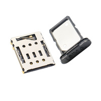 Catégorie de produit SIM-P-06-F H1.38 imperméabilisent le connecteur nano de carte de la Poussée-poussée évaluée par IP67 avec le plateau d'autres connecteurs