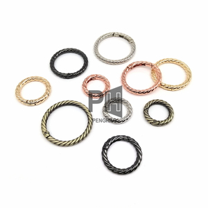 Cao cấp thép không gỉ Snap móc Carabiner cho túi xách, thắt lưng & Dog Chain Twist mùa xuân O-ring khóa với an toàn khóa cơ chế - Product Image 6