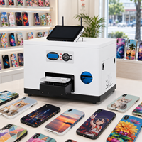 Impresora de Fundas para Teléfonos Inteligentes Refinecolor con Wifi, Impresora UV A5, Máquina de Impresión de Inyección de Tinta para Fundas de Móviles para Tiendas de Fundas