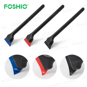 Foshio Customize Window Tint Tool Rubber Long Handle Plastic Squeegee