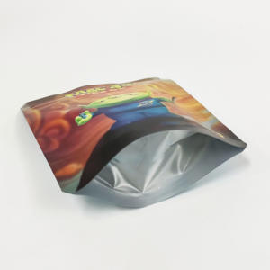 Sacs en mylar personnalisés, emballage à fermeture éclair à l'épreuve des enfants, pochette debout en PE de qualité alimentaire, forme spéciale, sac zip-lock - Product Image 4