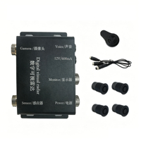 PZ624 24V Sensor de Aparcamiento con Radar de Marcha Atrás Digital y Visual, Alarma de Asistencia en Zona Ciega Ultrasónica, Impermeable IP68 de Alto Rendimiento