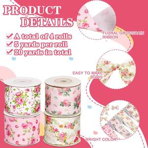 Cinta de Raso de Poliéster Reciclado de Doble Cara de Alta Calidad y Sostenible con Impresión - Product Image 3