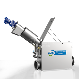 Tambor Rotatorio Fino de Acero Inoxidable con Motor y Rodamientos, 1 Año de Garantía, Capacidad de 10000 L/Hora para Tratamiento de Aguas Residuales - Product Image 1