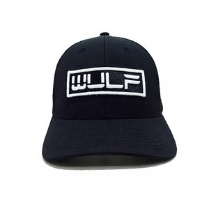 Casquette de camionneur pour adulte, fabriquée au Vietnam, avec 6 patchs brodés personnalisés, dos en maille confortable, style jeune, énergique et décontracté. - Product Image 1