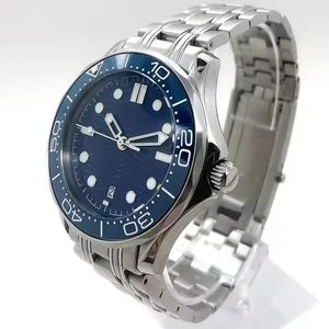 Reloj DE BUCEO DE CALIDAD 5A de 42mm con movimiento VS Factory 8800, bisel de cerámica resistente al agua, esfera azul de 300m - Product Image 1